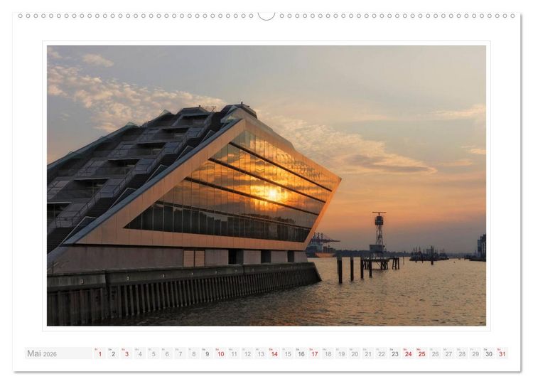 Produktbild: Hamburger Impressionen 2026 (hochwertiger Premium Wandkalender 2026 DIN A2 quer), Kunstdruck in Hochglanz