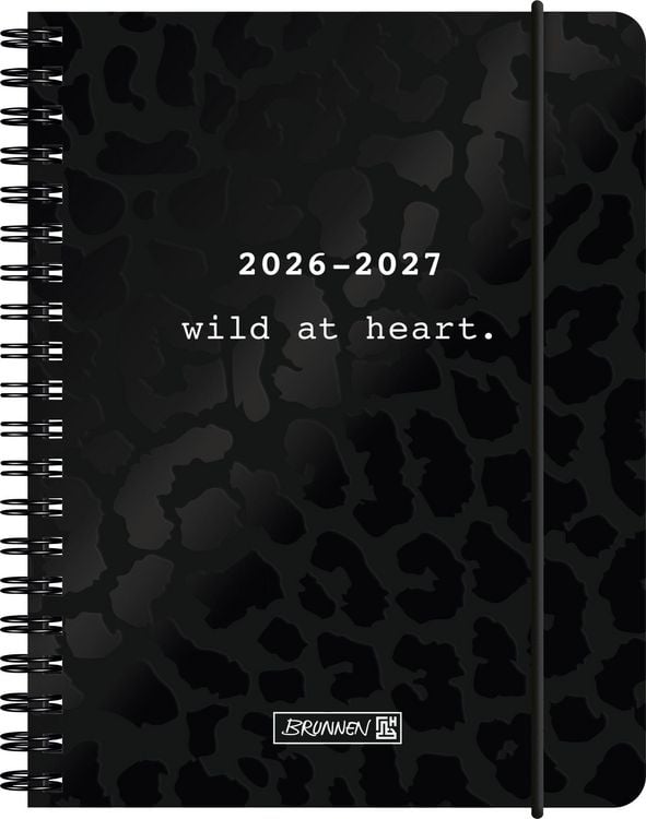 Produktbild: Sch&uuml;lerkalender 2026/2027 "BLACK" | A6, Papier