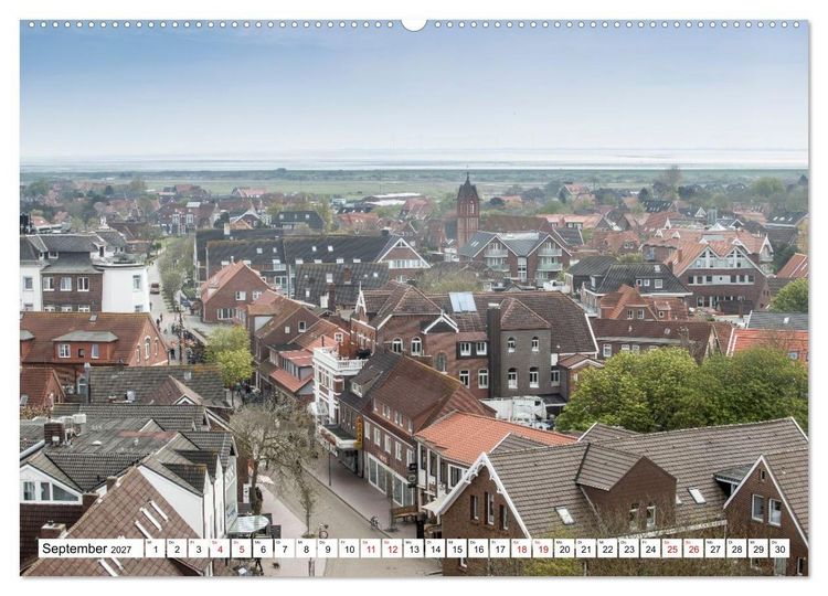 Produktbild: Langeoog - Momente einer Reise (Wandkalender 2027 DIN A2 quer), CALVENDO Monatskalender