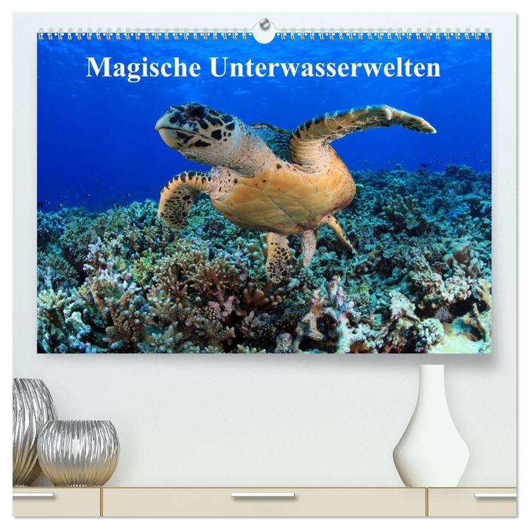 Produktbild: Magische Unterwasserwelten (hochwertiger Premium Wandkalender 2026 DIN A2 quer), Kunstdruck in Hochglanz