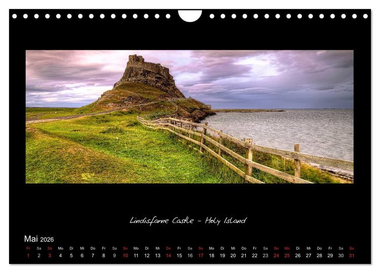 Produktbild: Amazing England - England's sch&ouml;nste Seiten (Wandkalender 2026 DIN A4 quer), CALVENDO Monatskalender