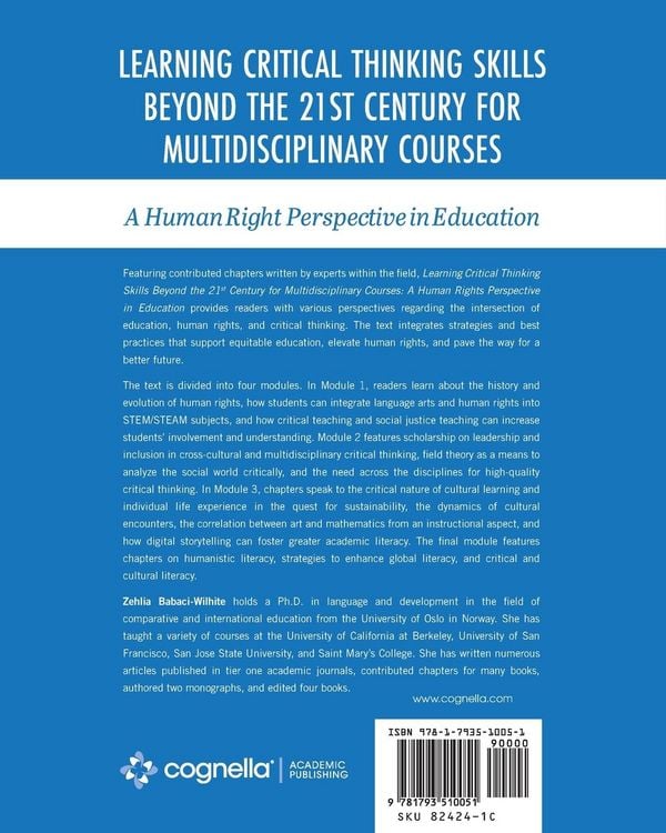Produktbild: Learning Critical Thinking Skills Beyond the 21st Century For Multidisciplinary Courses