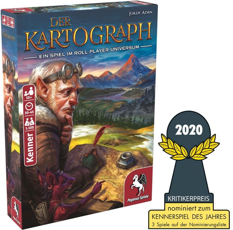 Produktbild: Der Kartograph *Nominiert Kennerspiel des Jahres 2020*