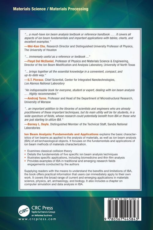 Produktbild: Ion Beam Analysis