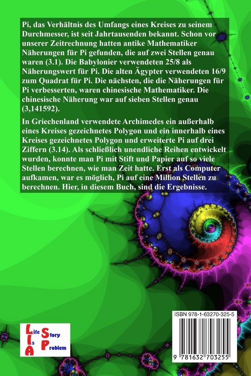 Produktbild: Die ersten Millionen Ziffern von Pi