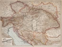 Produktbild: freytag & berndt &Ouml;sterreich-Ungarn 1890, Historische Karte 1:1,5 Mio.