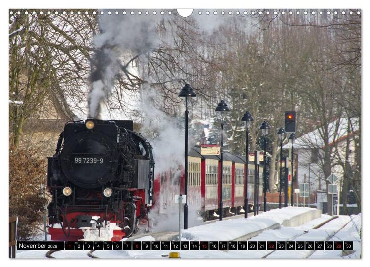 Produktbild: Schmalspurbahnen in Sachsen Anhalt (Wandkalender 2026 DIN A3 quer), CALVENDO Monatskalender