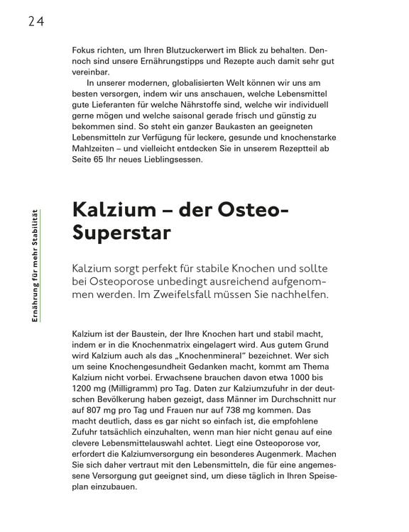 Produktbild: Ern&auml;hrung f&uuml;r starke Knochen gegen Osteoporose