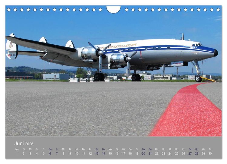 Produktbild: Lockheed Super Constellation - Legende der L&uuml;fte (Wandkalender 2026 DIN A4 quer), CALVENDO Monatskalender