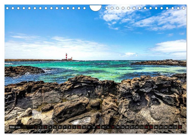 Produktbild: FUERTEVENTURA Paradiesische Impressionen der Insel (Wandkalender 2026 DIN A4 quer), CALVENDO Monatskalender