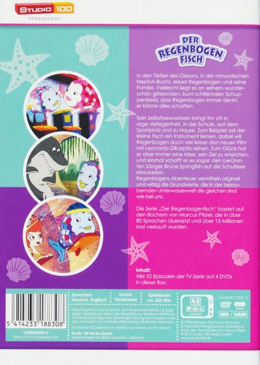 Produktbild: Der Regenbogenfisch - Komplettbox [4 DVDs]