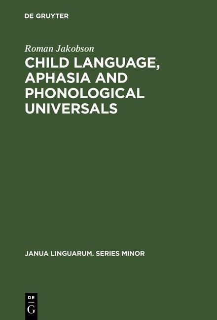 Produktbild: Child Language, Aphasia and Phonological Universals