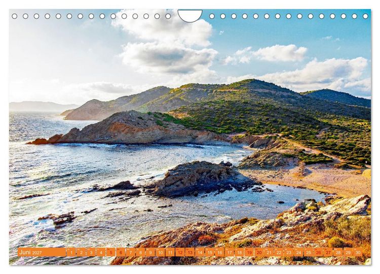Produktbild: Sardinien Insel mit Meerblick (Wandkalender 2027 DIN A4 quer), CALVENDO Monatskalender