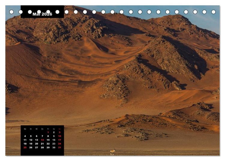 Produktbild: Blickpunkte des S&uuml;dlichen Afrika (Tischkalender 2026 DIN A5 quer), CALVENDO Monatskalender