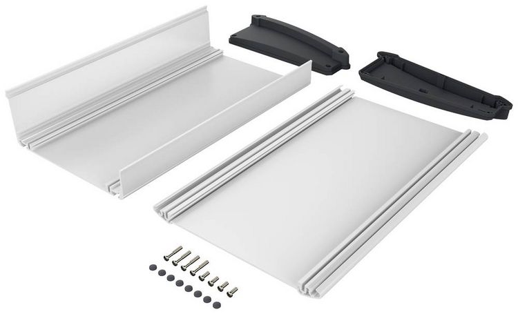 Produktbild: Bopla ALU-TOPLINE ATPH 1865-300 Pult-Geh&auml;use (L x B x H) 300 x 181 x 68 mm Aluminium, ABS Graphitgrau (RAL 7024), Natur 1 St.