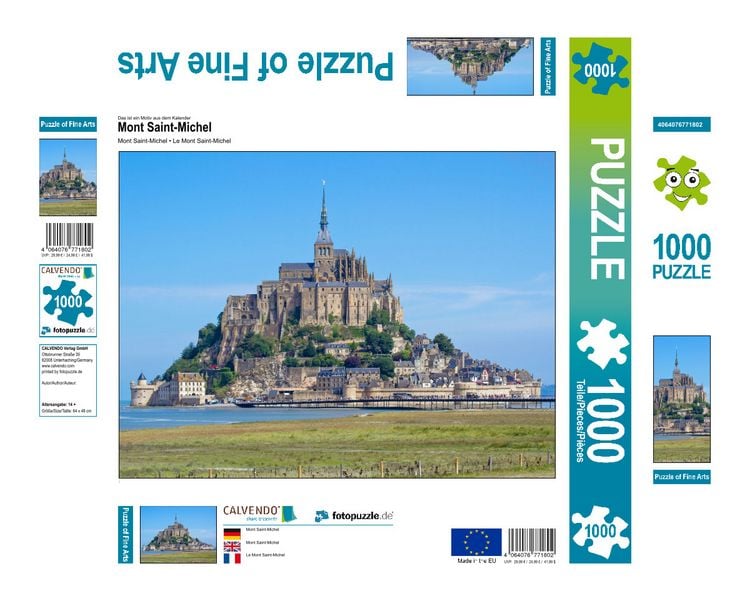 Produktbild: CALVENDO Puzzle Mont Saint-Michel 1000 Teile Lege-Gr&ouml;&szlig;e 640 x 480 cm Foto-Puzzle Bild von Elisabeth Schittenhelm