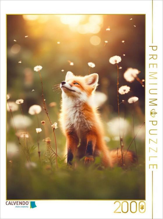 Produktbild: CALVENDO Puzzle Genie&szlig;erfuchs | 2000 Teile Lege-Gr&ouml;&szlig;e 90x67cm Foto-Puzzle f&uuml;r gl&uuml;ckliche Stunden