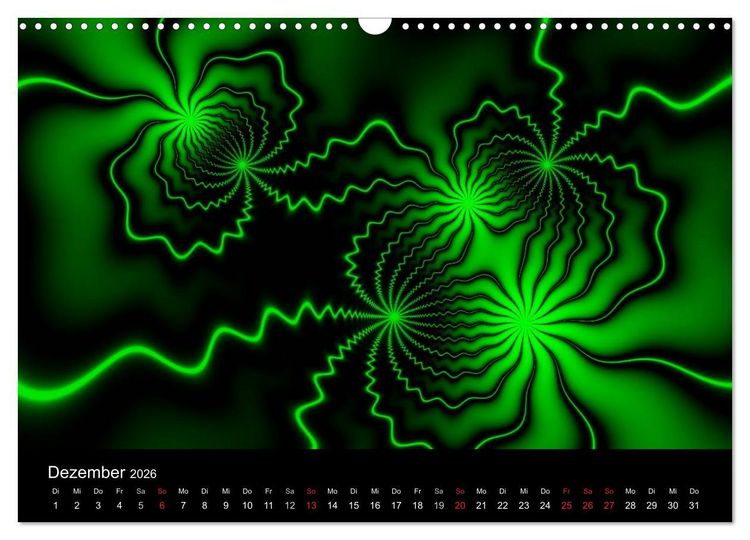 Produktbild: Neonfarben (Wandkalender 2026 DIN A3 quer), CALVENDO Monatskalender