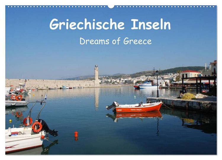 Produktbild: Griechische Inseln (Wandkalender 2027 DIN A2 quer), CALVENDO Monatskalender