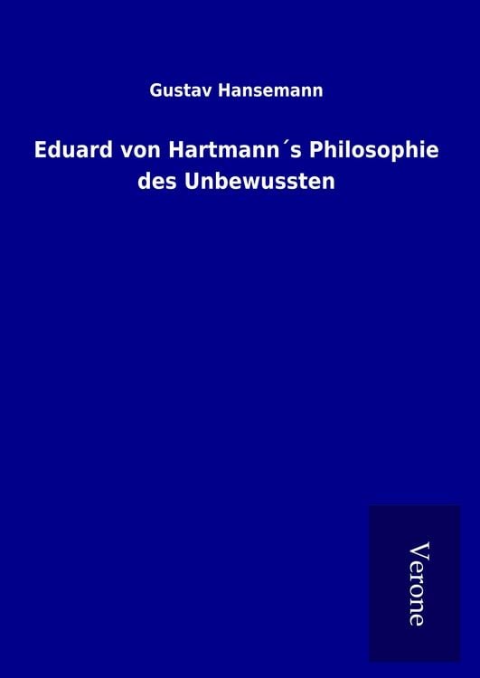 Produktbild: Eduard von Hartmann&acute;s Philosophie des Unbewussten