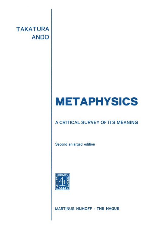Produktbild: Metaphysics