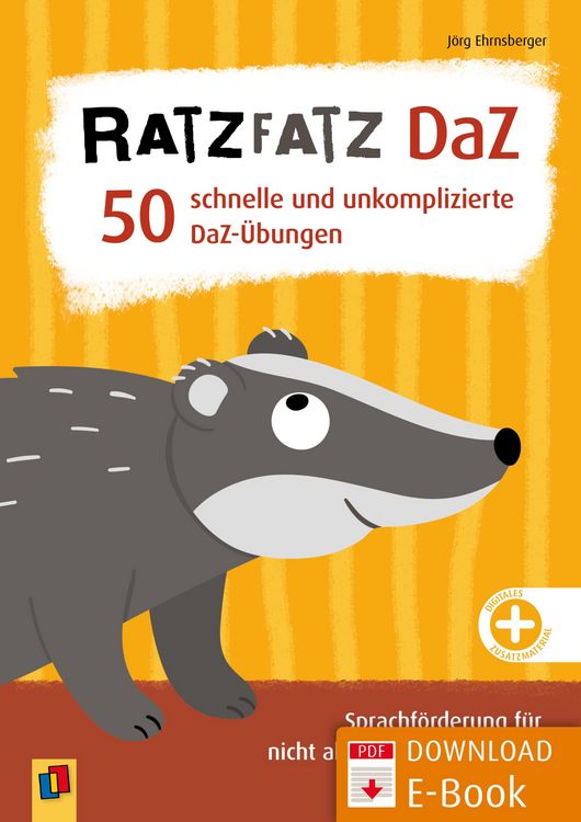 Produktbild: Ratzfatz DaZ - 50 schnelle und unkomplizierte DaZ-&Uuml;bungen