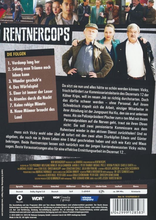 Produktbild: Rentnercops - Die komplette erste Staffel [2 DVDs]