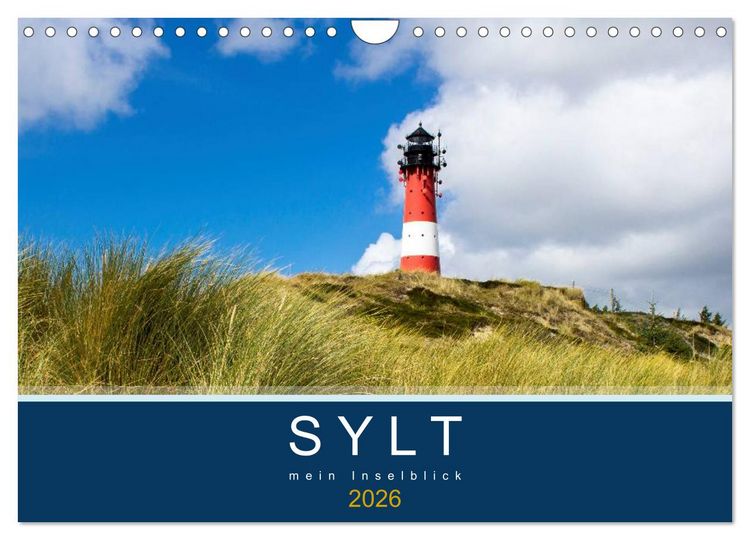 Produktbild: Sylt mein Inselblick (Wandkalender 2026 DIN A4 quer), CALVENDO Monatskalender