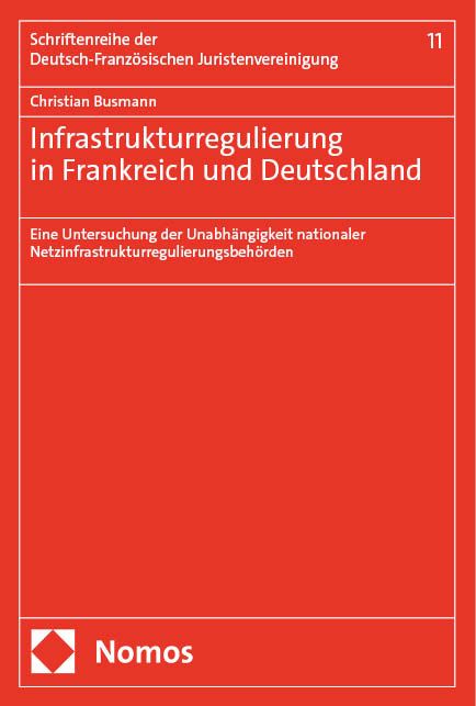 Produktbild: Infrastrukturregulierung in Frankreich und Deutschland