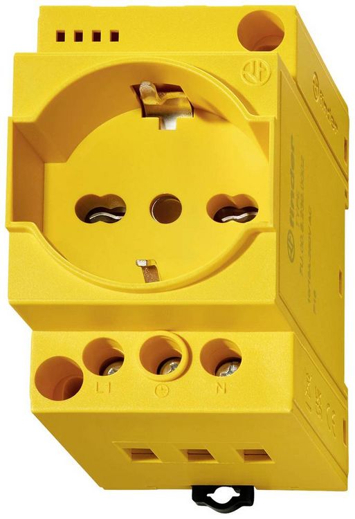 Produktbild: Finder Schaltschrank-Steckdose 7U.00.8.230.0002 Gelb