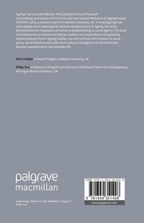 Produktbild: Ageing, Narrative and Identity