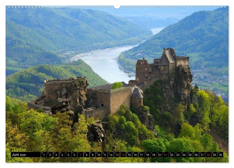 Produktbild: Die Wachau - An der Donau zwischen Melk und Krems (Wandkalender 2026 DIN A2 quer), CALVENDO Monatskalender