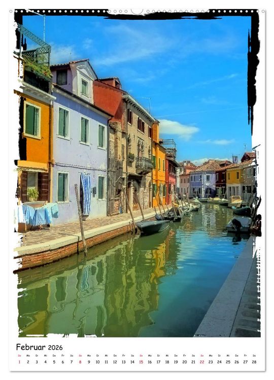 Produktbild: Einblicke in Burano (Wandkalender 2026 DIN A2 hoch), CALVENDO Monatskalender