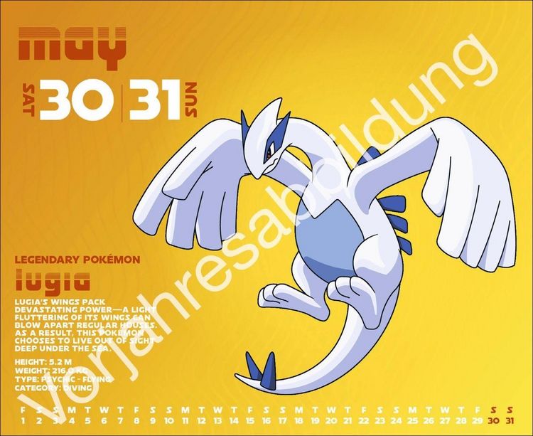 Produktbild: Pok&eacute;mon Tagesabrei&szlig;kalender 2027