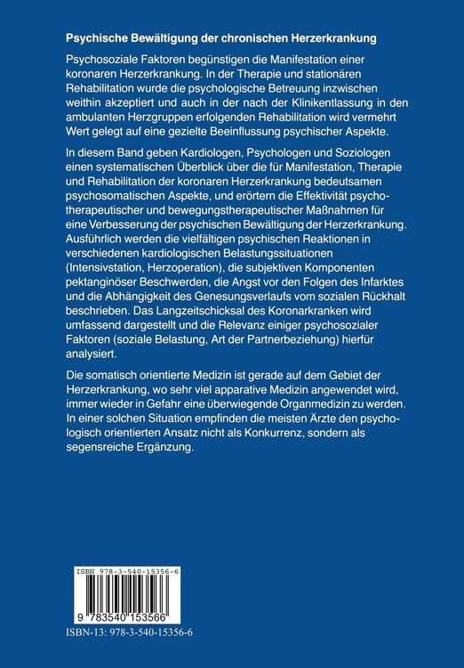 Produktbild: Psychische Bew&auml;ltigung der chronischen Herzerkrankung