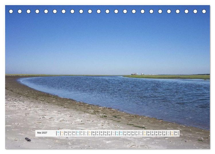Produktbild: St. Peter-Ording (Tischkalender 2027 DIN A5 quer), CALVENDO Monatskalender