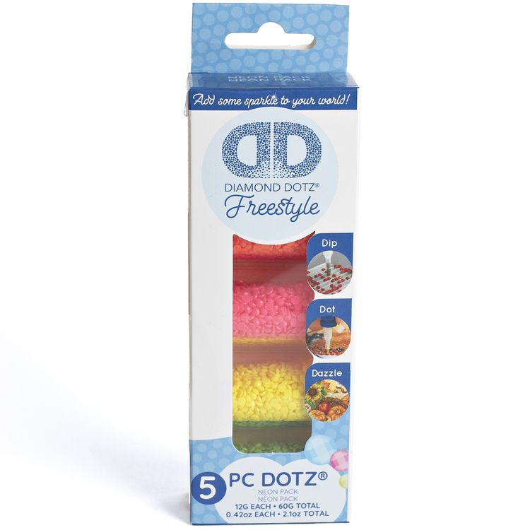 Produktbild: DIAMOND DOTZ - Diamond Painting 5 Neonfarben