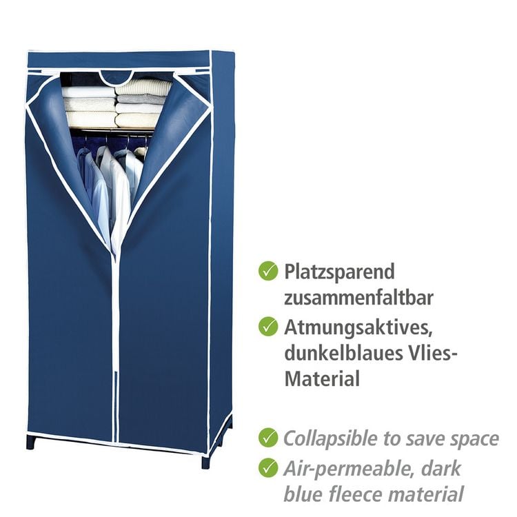 Produktbild: Kleiderschrank Air mit Ablage, Stoffschrank, Faltschrank