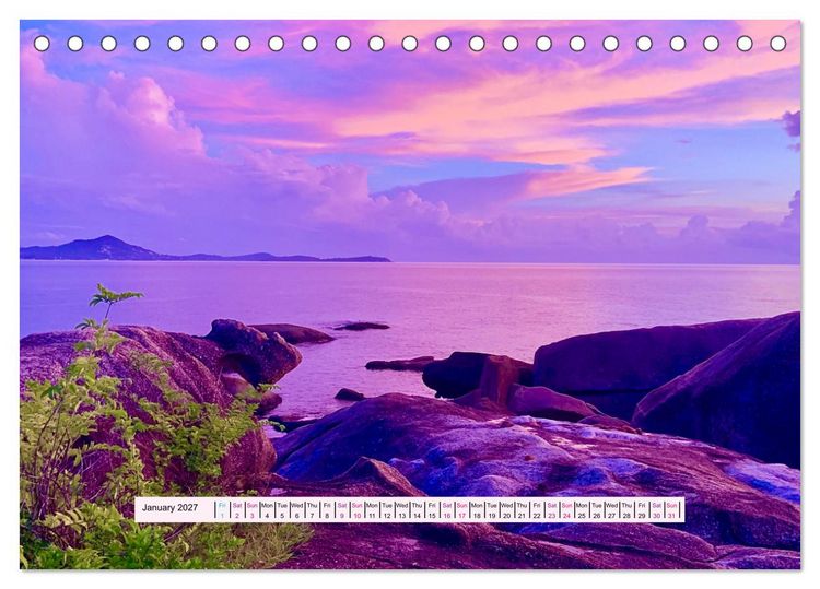 Produktbild: Silent Heart of Asia (Desk Calendar 2027 DIN A5 landscape), CALVENDO 12 Month DeskCalendar
