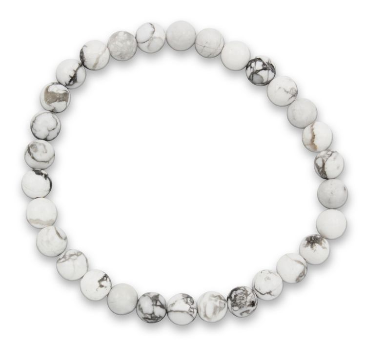 Produktbild: Howlith Edelsteinarmband 6mm, J749-17