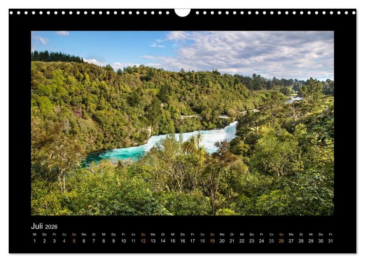Produktbild: Neuseeland - Wunderwelt der Natur (Wandkalender 2026 DIN A3 quer), CALVENDO Monatskalender