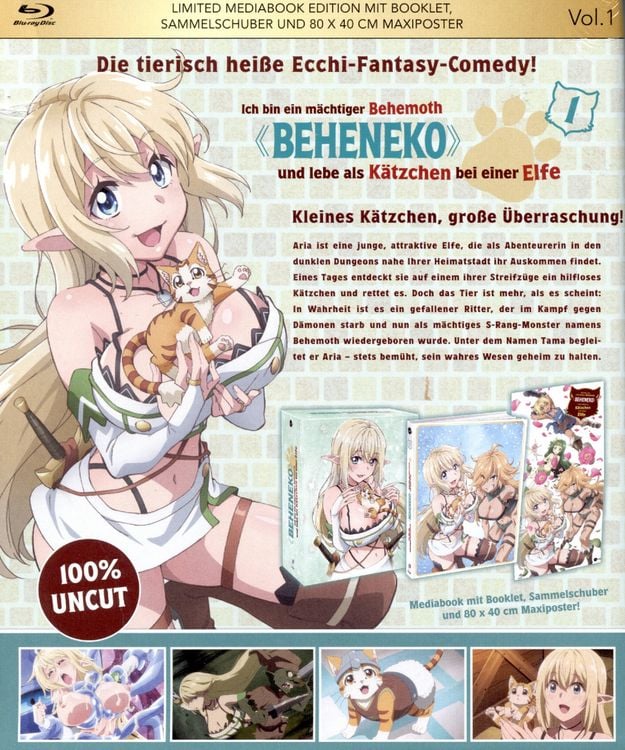 Produktbild: Beheneko: Ich bin ein m&auml;chtiger Behemoth und lebe als K&auml;tzchen bei einer Elfe &ndash; Limited Uncut Edition Vol.1