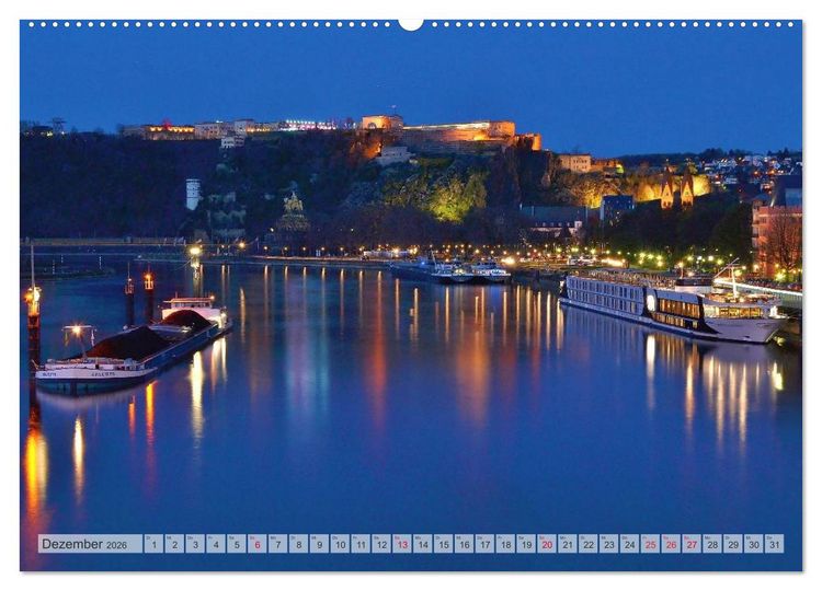 Produktbild: Bildsch&ouml;n - Die Mosel (hochwertiger Premium Wandkalender 2026 DIN A2 quer), Kunstdruck in Hochglanz