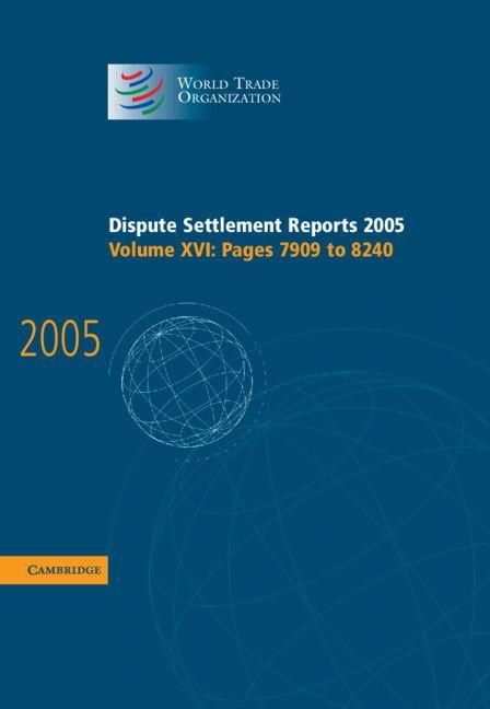 Produktbild: Dispute Settlement Reports 2005