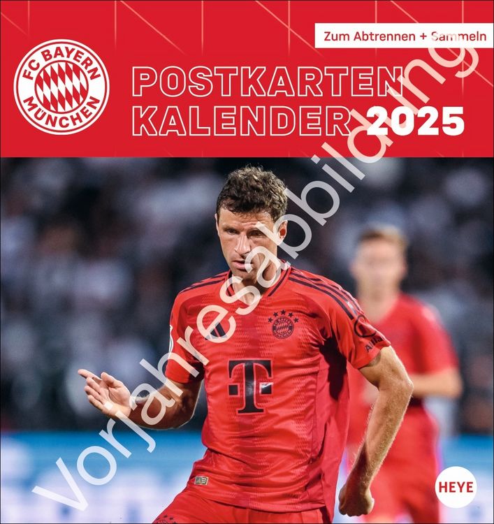Produktbild: FC Bayern München Postkartenkalender 2026