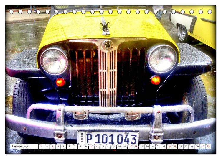 Produktbild: Best of Jeepster - Das Cabrio von Willys-Overland (Tischkalender 2026 DIN A5 quer), CALVENDO Monatskalender
