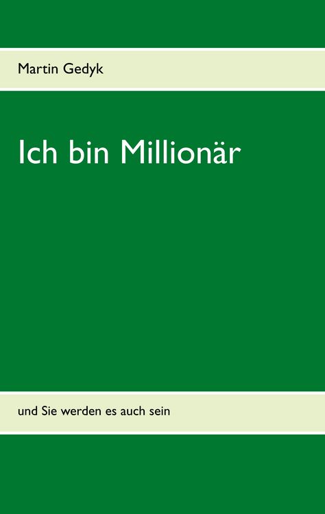 Produktbild: Ich bin Million&auml;r