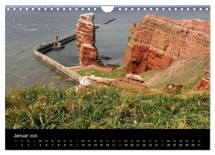 Produktbild: Faszinierendes Helgoland (Wandkalender 2026 DIN A4 quer), CALVENDO Monatskalender