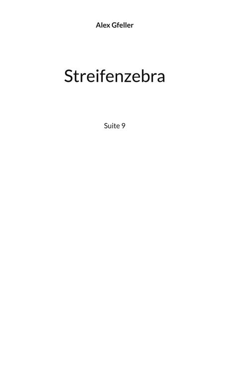Produktbild: Streifenzebra