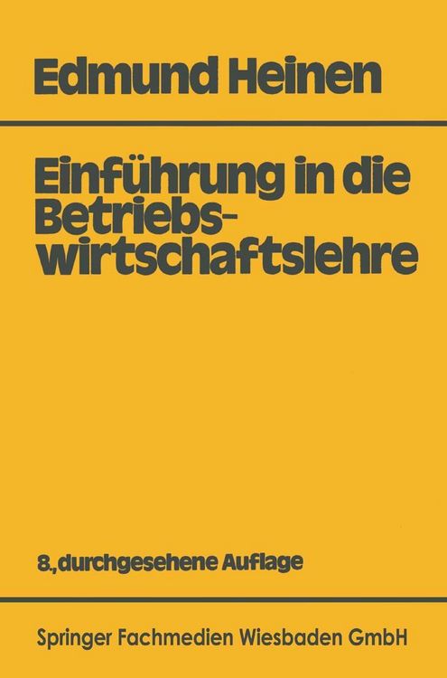 Produktbild: Einf&uuml;hrung in die Betriebswirtschaftslehre